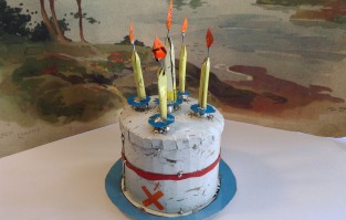Tin Birthday Cake