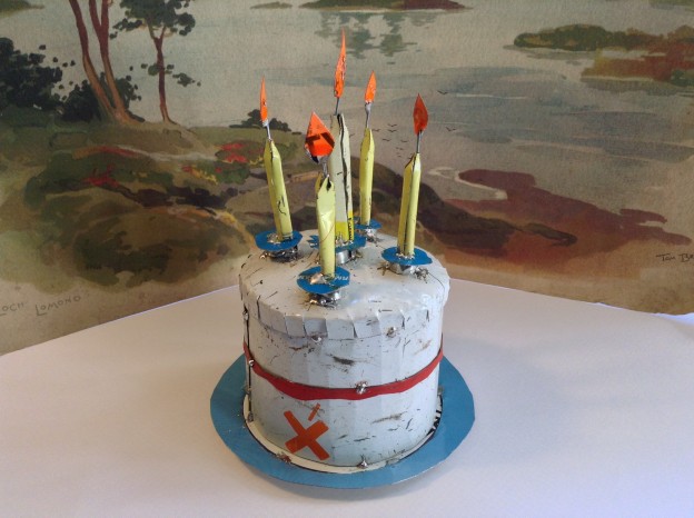 Tin Birthday Cake